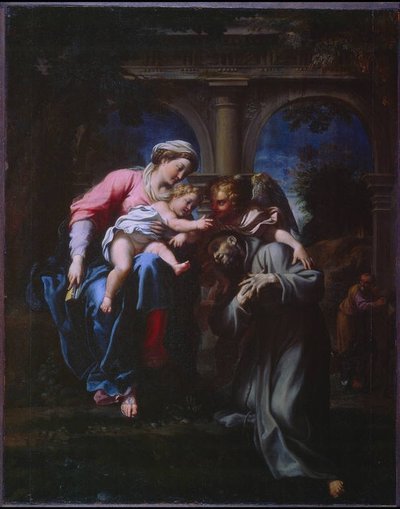 The Vision of St. Francis by Annibale Carracci